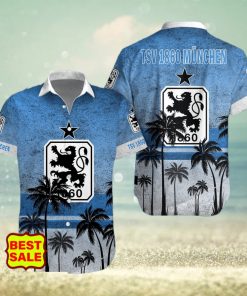 Bundesliga Fans 1860 Munich Logo Hawaiian Shirt And Short Men Women Set