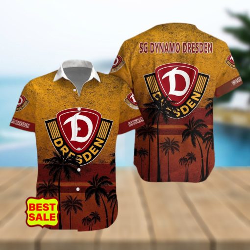 Bundesliga Fans Dynamo Dresden Logo Hawaiian Shirt And Short Men Women Set