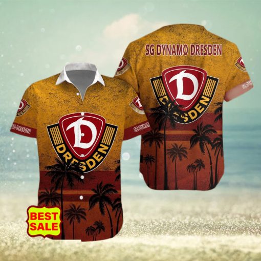 Bundesliga Fans Dynamo Dresden Logo Hawaiian Shirt And Short Men Women Set