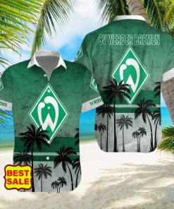 Bundesliga Fans Werder Bremen Logo Hawaiian Shirt And Short Men Women Set hawaiian shirt