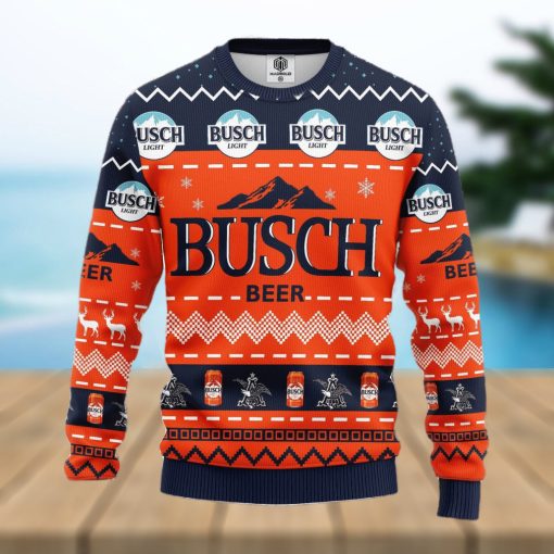 Busch Beer Ugly Christmas Sweater For Men Women