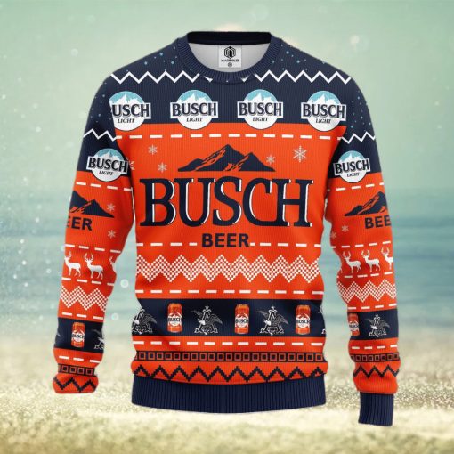 Busch Beer Ugly Christmas Sweater For Men Women