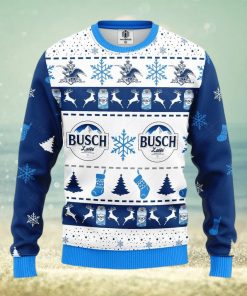 Busch Latte Beer Ugly Knitted Christmas Sweater