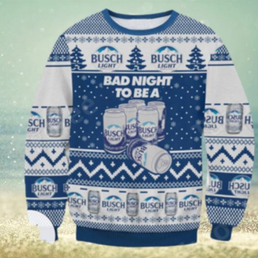 Busch Light Bad Night To Be A Ugly Christmas Sweater