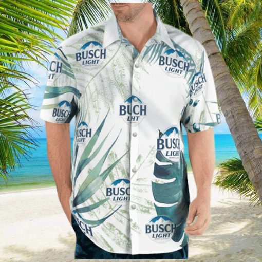 Busch Light Beer Hawaiian Shirts Tropical Beach Summer Shirt