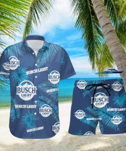 Busch Light Beer Palm Leaves Tropical Hawaiian Shirt And Shorts Unique Summer Gift hawaiian shirt