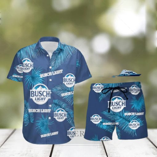 Busch Light Beer Palm Leaves Tropical Hawaiian Shirt And Shorts Unique Summer Gift hawaiian shirt