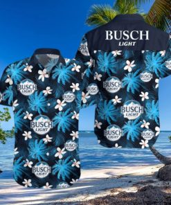 Busch Light Hawaiian Shirt Busch Light Palm Tree Hawaiian Shirt