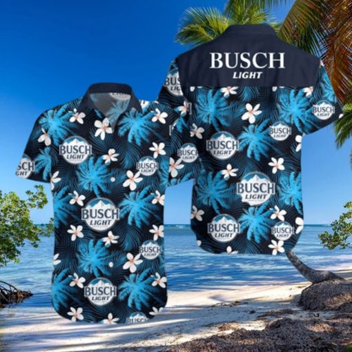 Busch Light Hawaiian Shirt Busch Light Palm Tree Hawaiian Shirt