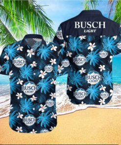 Busch Light Hawaiian Shirt Busch Light Palm Tree Hawaiian Shirt