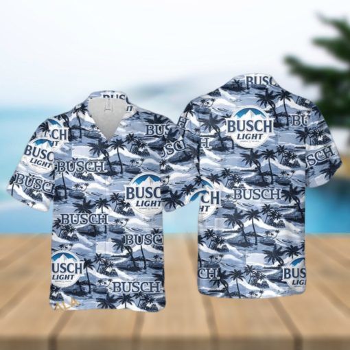 Busch Light Hawaiian Shirt Sea Island Pattern Gift For Beach Lovers  Aloha Shirt