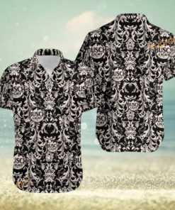 Busch Light Hawaiian Shirt Unique Renaissance Pattern Dark Theme Aloha Shirt