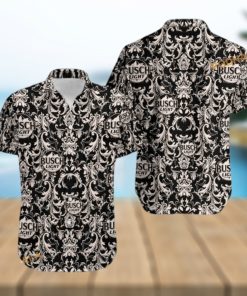 Busch Light Hawaiian Shirt Unique Renaissance Pattern Dark Theme  Aloha Shirt