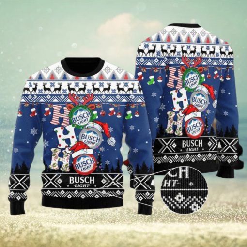 Busch Light HoHoHo Ugly Christmas Sweater