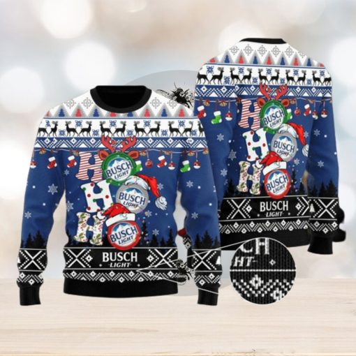 Busch Light HoHoHo Ugly Christmas Sweater