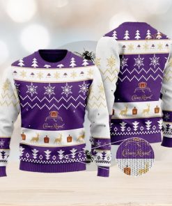 C. Royal Whisky Knitted Christmas Sweater, Xmas Sweater 3D Gift Idea