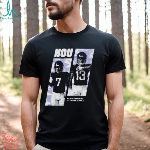 C.J. Stroud & Tank Dell Houston Area Code shirt