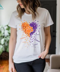 CLEMSON TIGERS TINY HEART SHAPE 2023 T SHIRT