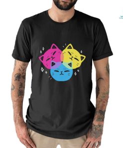 CMY Kitties colorful shirt