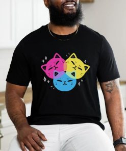 CMY Kitties colorful shirt