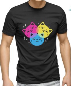 CMY Kitties colorful shirt