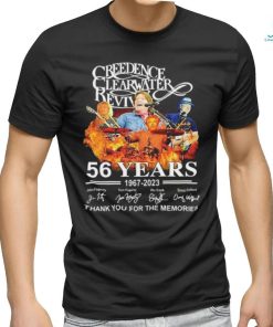 CREEDENCE learwater reviv 56 Years 1967 2023 John Fogerty shirt