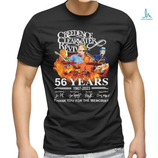 CREEDENCE learwater reviv 56 Years 1967 2023 John Fogerty shirt