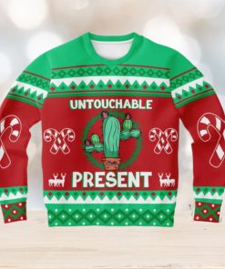 Cactus Untouchable Ugly Christmas Sweater 3D Gift For Men And Women