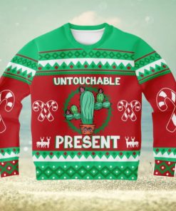 Cactus Untouchable Ugly Christmas Sweater 3D Gift For Men And Women