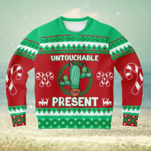 Cactus Untouchable Ugly Christmas Sweater 3D Gift For Men And Women