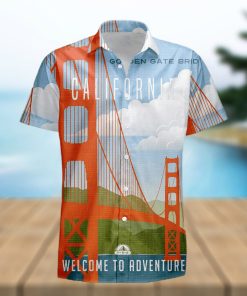 California Retro Style Travel Summer 3D Hawaiian Shirt Gift For Men And Women Fans