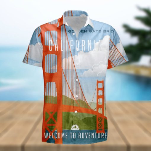 California Retro Style Travel Summer 3D Hawaiian Shirt Gift For Men And Women Fans