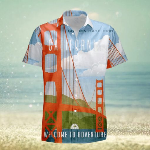 California Retro Style Travel Summer 3D Hawaiian Shirt Gift For Men And Women Fans