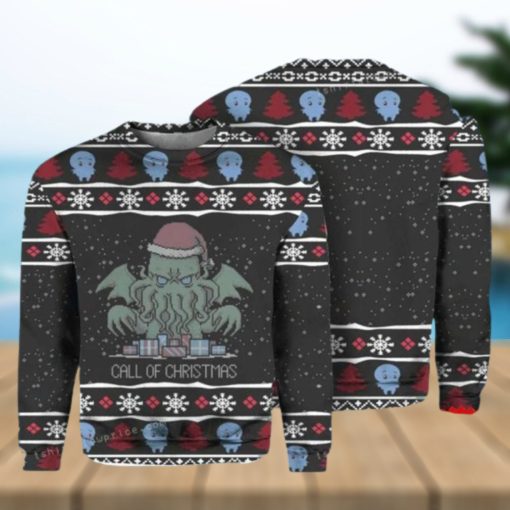 Call Of Christma Pirates Of The Caribbean Davy Jones Christmas Ugly Sweater Mens