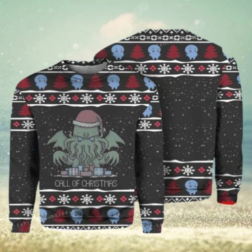 Call Of Christma Pirates Of The Caribbean Davy Jones Christmas Ugly Sweater Mens