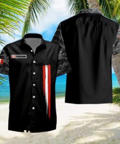 Canadian Veteran For Men Women Hawaii Shirt Custom Name Best Gift