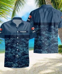 Canadian Veteran Hawaii Shirt Custom Name Style Gift For Men And Women