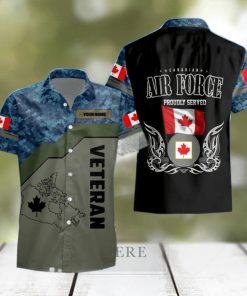 Canadian Veteran Hawaii Shirt Custom Name Style Gift For Men Women AfsTJSil8