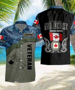 Canadian Veteran Hawaii Shirt Custom Name Style Gift For Men Women AfsTJSil8