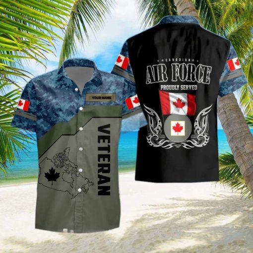 Canadian Veteran Hawaii Shirt Custom Name Style Gift For Men Women AfsTJSil8