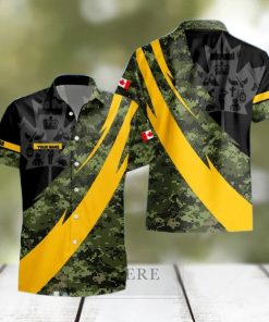 Canadian Veteran Hawaii Shirt Custom Name Unique Gift For Men And Women OX7LBK831