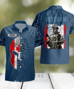 Canadian Veteran Hawaii Shirt Custom Name Unique Gift For Men Women