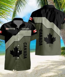 Canadian Veteran Impressive Gift For Men Women Hawaii Shirt Custom Name 2RlRs8GzE