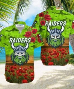 Canberra Raiders Anzac 2023 Hawaiian Shirt Poppy Flowers Vibes – HawaiianShirts