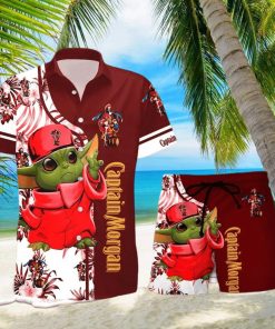 Captain Morgan Baby Yoda Hawaiian Shirt And Shorts Gift Hawaiian shirt