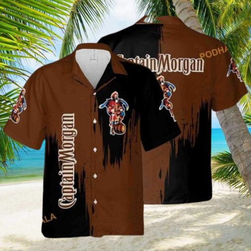 Captain Morgan Hawaiian Shirt  Gift For Rum Lovers  Aloha Shirt