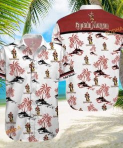 Captain Morgan Hawaiian Shirt Island Pattern Gift For Beach Lovers Aloha Shirt