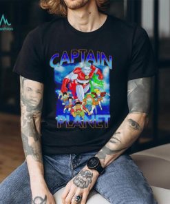 Captain Planet 90s cartoon vintage shirt