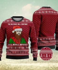 Cardinal Red The Beatings Blackbeard Ugly Christmas Sweater Gift For Men And Women