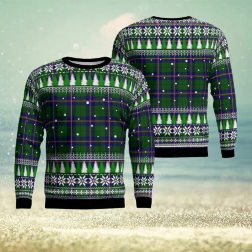 Carmichael Modern Tartan Christmas Ugly Sweater 3D Gift For Men And Women